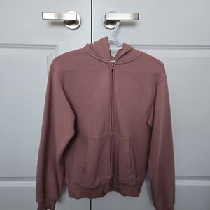 Aritzia Mauve Women's Zip Up